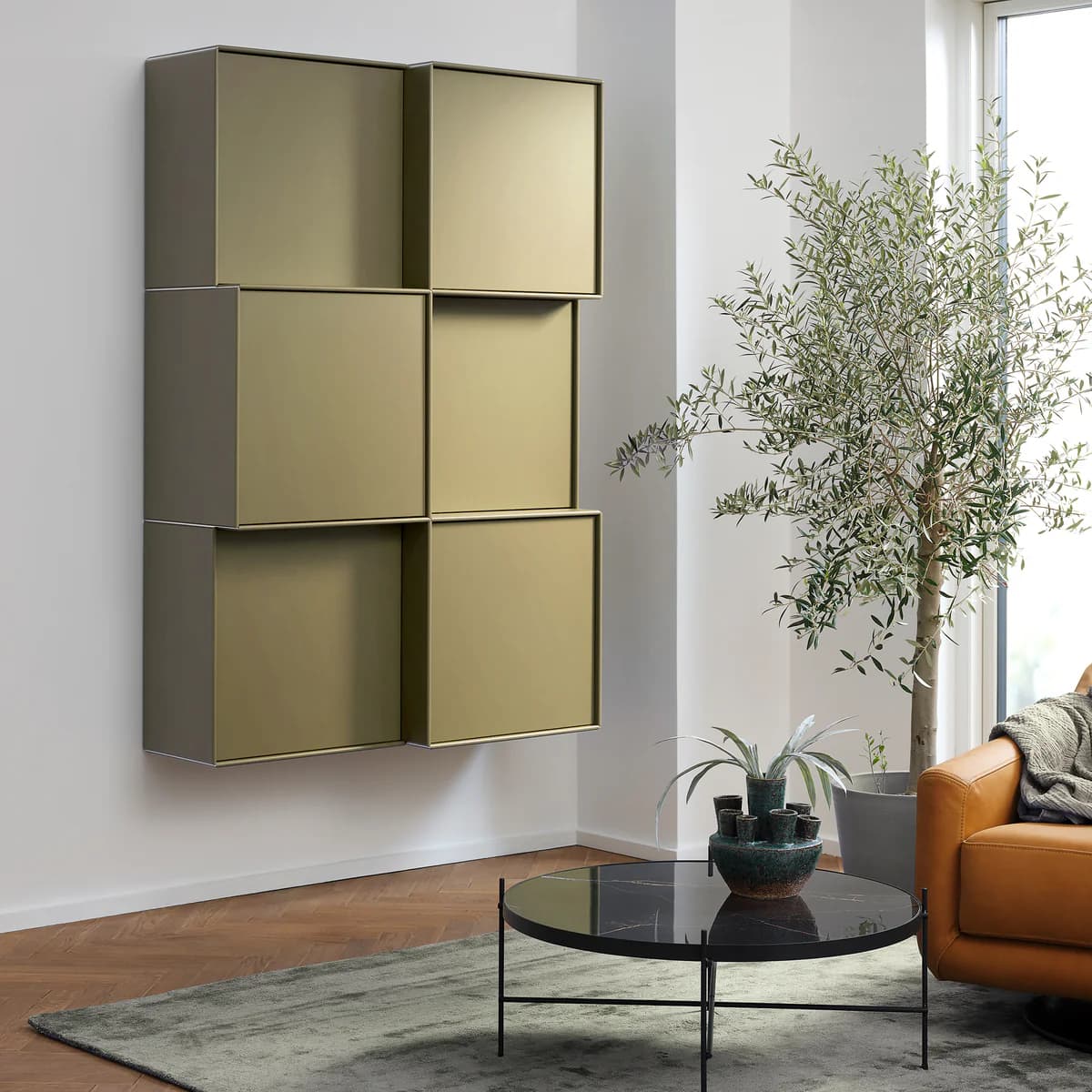 Dallas skap - Olive